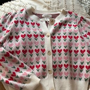 Jessica Simpson Red and Pink Knit Sweater